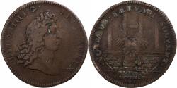 World Coins - France, Token, Louis XIV, Parties et Revenus Casuels, 1677, Copper,