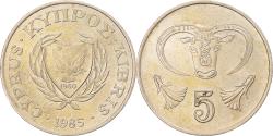 World Coins - Coin, Cyprus, 5 Cents, 1985