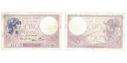 World Coins - France, 5 Francs, Violet, 1939, N.61683, AU(50-53), Fayette:4.10, KM:83