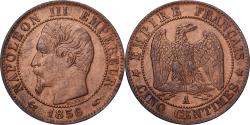 World Coins - France, Napoleon III, 5 Centimes, 1856, Paris, Bronze, , Gadoury:152