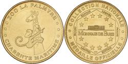 World Coins - France, Token, 17/ Zoo de la Palmyre - Girafe, 2005, Copper-nickel Aluminium