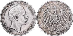 World Coins - German Empire, PRUSSIA, Wilhelm II, 5 Mark, 1903, Berlin, Silver,