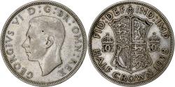 World Coins - Great Britain, George VI, 1/2 Crown, 1938, , Silver, KM:856