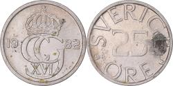 World Coins - Coin, Sweden, 25 Öre, 1982