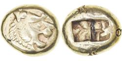 Ancient Coins - Lydia, Alyattes I, 1/3 Stater, ca. 600-561 BC, Sardis, Electrum,