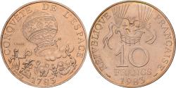 World Coins - France, 10 Francs, Conquête de l'espace, 1983, ESSAI, Nickel-Bronze,