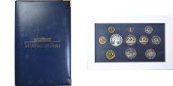 World Coins - Coin, France, Coffret 1 c. à 100 frs., 2001, Monnaie de Paris, BE,