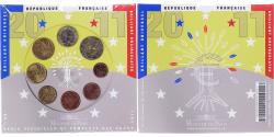 World Coins - France, Monnaie de Paris, Euro-Set, 2011, BU,