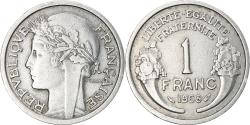 World Coins - Coin, France, Morlon, Franc, 1958, Paris, , Aluminum, KM:885a.1