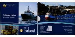World Coins - Ireland, Set 1 ct. - 2 Euro, Scientific Studies, 2014, Sandyford, BU,