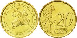 World Coins - Monaco, 20 Euro Cent, 2002, , KM:171