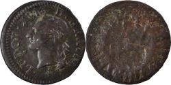 World Coins - Coin, France, Louis XVI, Liard, La Rochelle, Brockage, , Copper