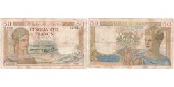 World Coins - France, 50 Francs, Cérès, 1940-02-22, J.12644, VF(20-25)