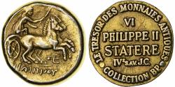 World Coins - France, Token, Collection BP, Statère Philippe II, Copper,