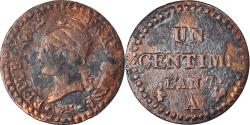 World Coins - Coin, France, Dupré, Centime, AN 7, Paris, , Bronze, KM:646