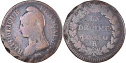 World Coins - Coin, France, Dupré, Decime, AN 5, Orléans, , Bronze, KM:644.9
