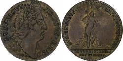 World Coins - France, Token, Louis XIV, Extraordinaire des Guerres, n.d., Copper,