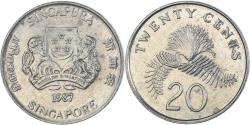 World Coins - Coin, Singapore, 20 Cents, 1987