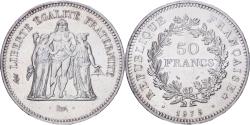 World Coins - France, 50 Francs, Hercule, 1975, Paris, Silver, , KM:941.1