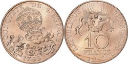 World Coins - France, 10 Francs, Conquête de l'espace, 1985, MDP, Tranche A, Copper-nickel