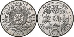 World Coins - Bhutan, Jigme Singye Wangchuck, Ngultrum, 1979, Llantrisant, Copper-nickel