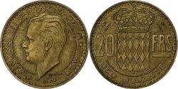 World Coins - Monaco, Rainier III, 20 Francs, 1950, Monnaie de Paris, Cupro-Aluminium