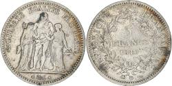 World Coins - Coin, France, Hercule, 5 Francs, 1849, Strasbourg, , Silver, KM:756.2