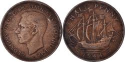 World Coins - Coin, Great Britain, 1/2 Penny, 1944