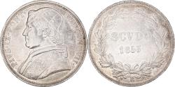 World Coins - Coin, ITALIAN STATES, PAPAL STATES, Pius IX, Scudo, 1853, Rome,