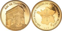 World Coins - France, Medal, Paris - L'Arc de Triomphe, , Copper Gilt