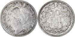 World Coins - Coin, Netherlands, Wilhelmina I, 10 Cents, 1939, , Silver, KM:163