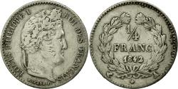 World Coins - Coin, France, Louis-Philippe, 1/4 Franc, 1842, Paris, , Silver