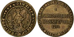 World Coins - France, Token, Collection BP, Masse d'Or Philippe le Bel, Copper,