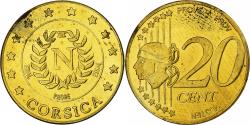 World Coins - France, Corsica, 20 Euro Cent, Fantasy euro patterns, Essai-Trial, Proof, 2004
