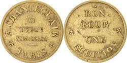 World Coins - France, Token, Paris, A Chanteclair, Bon pour une Audition, , Brass