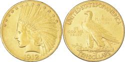 Us Coins - Coin, United States, Indian Head, $10, Eagle, 1912, U.S. Mint, Philadelphia