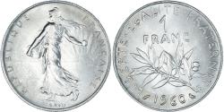 World Coins - Coin, France, Semeuse, Franc, 1960, Paris, , Nickel, KM:925.1