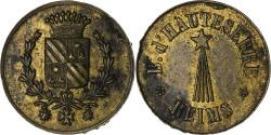 World Coins - France, Token, Champagne, Boulevard d'Hauteserre, Reims, Brass,