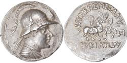 Ancient Coins - Baktrian Kingdom, Eukratides I, Tetradrachm, ca. 170-145 BC, Silver,