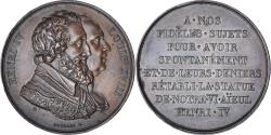 World Coins - France, Medal, Louis XVIII, Rétablissement de la statue d'Henri IV, History
