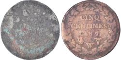 World Coins - Coin, France, Dupré, 5 Centimes, AN 7, Lille, , Bronze, KM:640.11