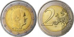 World Coins - Monaco, Albert II, 2 Euro, 2009, MDP, Bi-Metallic,