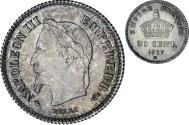 World Coins - Coin, France, Napoleon III, Napoléon III, 20 Centimes, 1867, Strasbourg