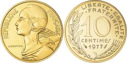World Coins - Coin, France, Marianne, 10 Centimes, 1977, Paris, série FDC,