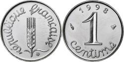 World Coins - Coin, France, Épi, Centime, 1998, Paris, BU, , Stainless Steel, KM:928