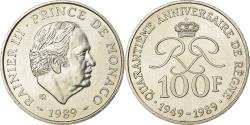 World Coins - Coin, Monaco, Rainier III, 100 Francs, 1989, , Silver, KM:164