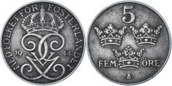 World Coins - Coin, Sweden, 5 Öre, 1944