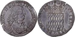 World Coins - Monaco, Honoré II, Scudo, 1653, Monaco, Silver, , Gadoury:MC30