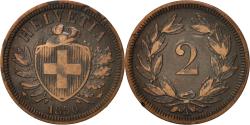 World Coins - Coin, Switzerland, 2 Rappen, 1850, , Bronze, KM:4.1