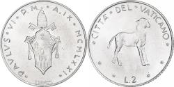 World Coins - Vatican, Paul VI, 2 Lire, 1971 (Anno IX), Rome, Aluminum, , KM:117